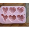 Big heart silicon mould