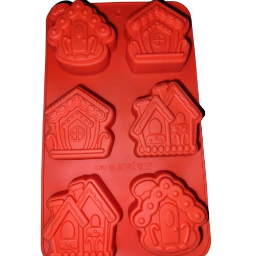 Winter houses silicon mold